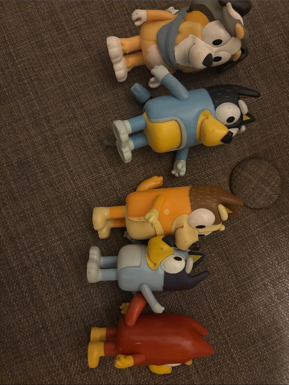 Bluey Character Figure Lot - Assorted Colors